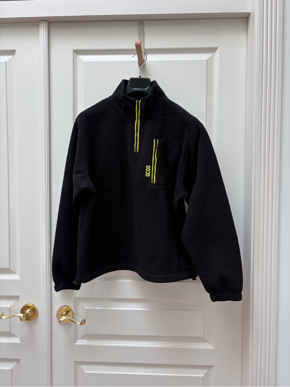 GCDS Men’s Black Fleece Pullover